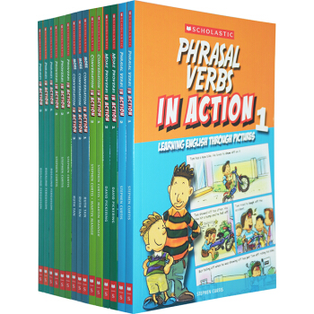 Scholastic In Action Phrases 15册画里画外漫画轻松学英语口语