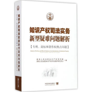 知識産權司法實務新型疑難問題解析 pdf epub mobi 下载