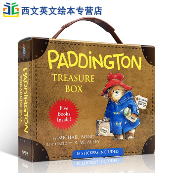 英文原版 帕丁顿熊 5册绘本 Paddington Treasure Box 手提袋礼盒装 pdf epub mobi 下载
