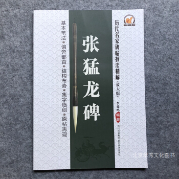 历代名家碑帖技法精解 张猛龙碑 基本笔法 偏旁部首 结构布势楷书教程书法毛笔字帖技法精解 pdf epub mobi 下载