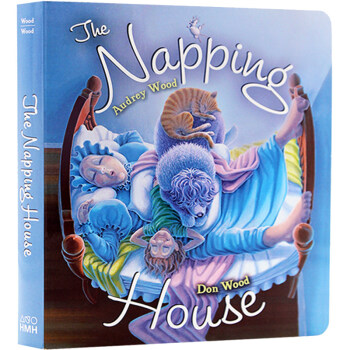 The Napping House 紙闆書 廖彩杏吳敏蘭書單 打瞌睡的房子 英文原版繪本 常青藤爸爸