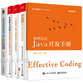 5册 阿里巴巴Java开发手册+逆流而上 阿里巴巴技术成长之路+企业IT架构转型之道书 pdf epub mobi 电子书 下载