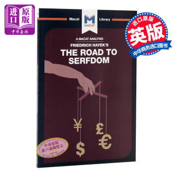 【中商原版】通往奴役之路 MACAT解读系列 英文原版 The Road to Serfdom