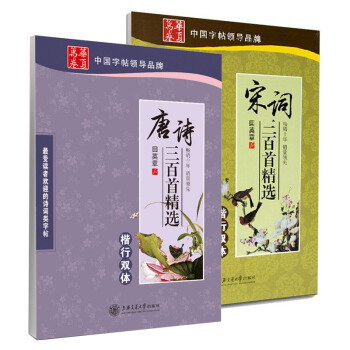 田英章楷書行書硬筆書法字帖 唐詩三百首精選+宋詞三百首精選(行書楷書)2本 田英章鋼筆字帖 pdf epub mobi 電子書 下載