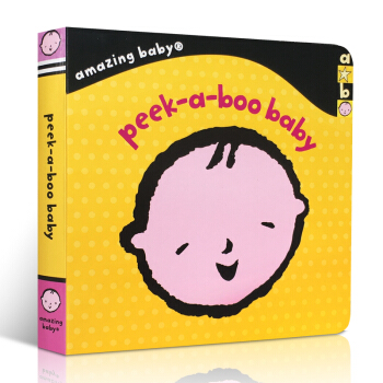 英文原版 Peek-a-Boo Baby 宝宝启蒙纸板洞洞翻翻书