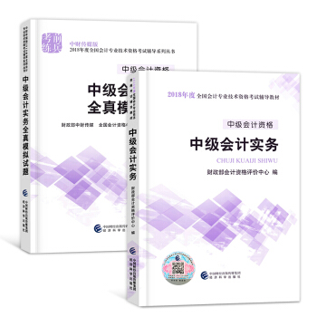 中级会计职称考试教材 2018 中级会计全套 实务（教材+精讲精练）2本 pdf epub mobi 下载