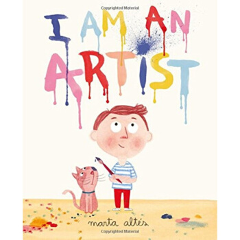 I Am An Artist 英文原版绘本 我是艺术家 艺术启蒙图画绘本 2-6岁宝宝启蒙早教书