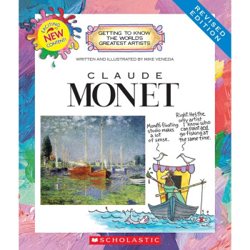 我需要知道的伟大艺术家系列 莫奈 英文原版 Claude Monet 画家知识科普 pdf epub mobi 电子书 下载