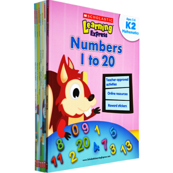 英文原版 Scholastic Learning Express K2 字母写作阅读拼读综合练习7册