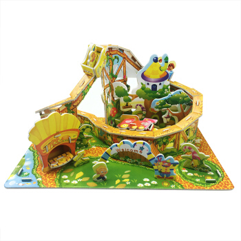 兒童趣味3D立體拼圖：過山車 兒童親子互動 鍛煉孩子動手能力 智力開發 益智玩具 DIY pdf epub mobi 下载