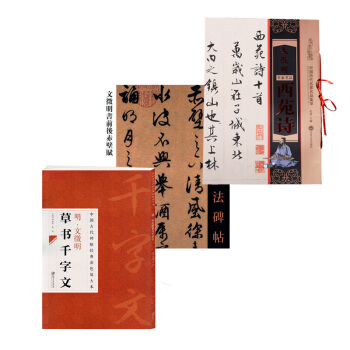 文徵明草書韆字文+文徵明書前後赤壁賦+西苑詩共3本 文徵明書法字帖行草 行書草書碑帖古代碑帖經典彩色 pdf epub mobi 下载