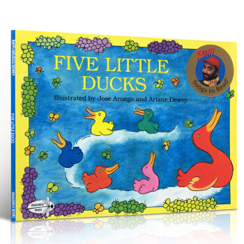 英文原版 Five Little Ducks 五隻小鴨子 廖彩杏睡前故事兒歌童謠