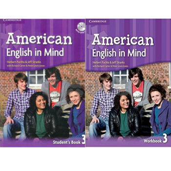 劍橋齣版American English in mind s/1/2/3/4級 學生包 三級 課本 pdf epub mobi 電子書 下載