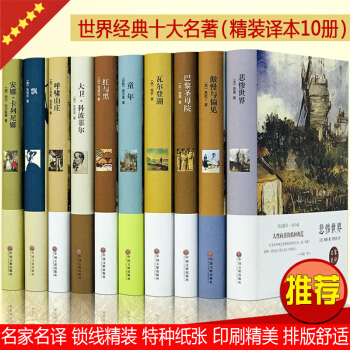 世界十大名著套裝正版全10冊外國文學小說係列 巴黎聖母院飄童年紅與黑呼嘯山莊悲慘世界大衛科波菲爾等 pdf epub mobi 下载