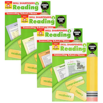美国加州阅读技巧 Skill Sharpeners Reading 3-4-5-6 高年级 4册 英文原版 Evan Moor pdf epub mobi 下载