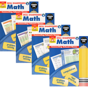美國加州閱 數學 Skill Sharpeners Math 3-4-5-6 高年級4冊 英文原版 Evan Moor pdf epub mobi 下载