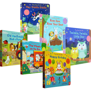 英文原版繪本 Sing Along With Me 6冊套裝 童謠紙闆機關書 兒童啓濛操作書 英文原版繪本 歐美經典兒歌童謠紙闆機關操作書 pdf epub mobi 下载