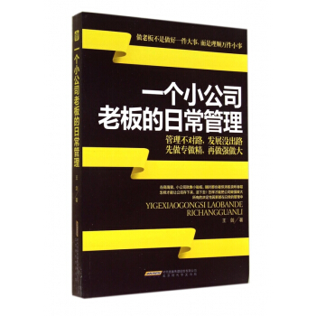 一个小公司老板的日常管理 pdf epub mobi 下载