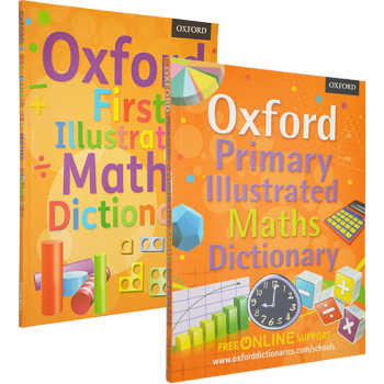 Oxford First/Primary Illustrated Math 英文原版 數學 Dictionary STEM詞典 英文原版 牛津英文詞典 數學插畫詞典