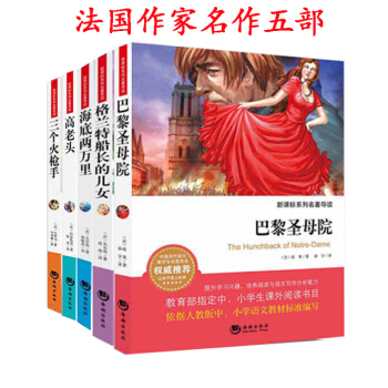 文學名著國學讀物 中小學課外讀物 名傢文學 高老頭+巴黎聖母院等共5本法國文學名著 pdf epub mobi 下载