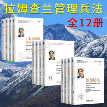 拉姆查兰管理经典全12册 执行+领导梯队+持续增长+CEO说+客户说 管理书籍 pdf epub mobi 下载