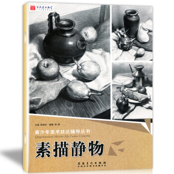 正版 青少年美術技法輔導叢書 素描靜物 臨摹零基礎美術繪畫入門教材 初中高生美術培訓教材青 pdf epub mobi 下载