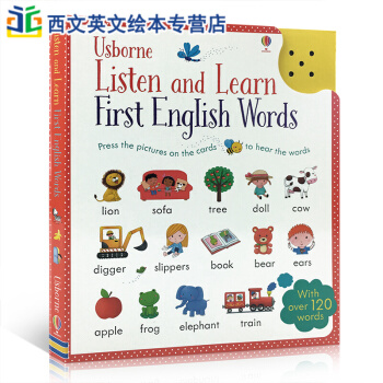 Usborne点读单词发声书 Listen and Learn English Words pdf epub mobi 下载