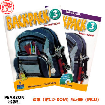 原版进口正版朗文BackPack1/2/3/4/5/6册少儿英语培训教材学生套装 第三级学生套装