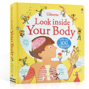 Look Inside Your Body 揭秘身體 英文原版 探索身體奧秘科普翻翻書