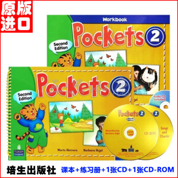 原版进口培生朗文 Pockets 幼儿英语教材 little/1/2/3级别 学生用书 第二级学生套装 pdf epub mobi 电子书 下载