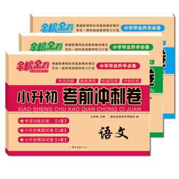2018年小升初语文+英语+数学3本小学升初中六年级毕业总复习试卷真题资料人教版北师版西师版通用教辅 pdf epub mobi 下载