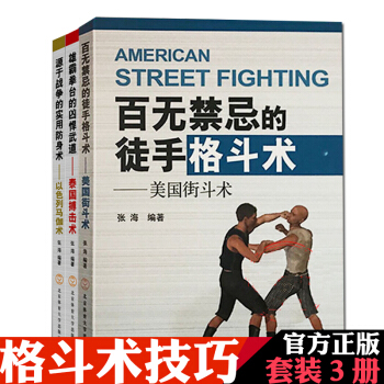 美国街斗术+泰国搏击术+以色列马伽术（共3册）自卫格斗术速成教学图解格斗技巧教程书籍 pdf epub mobi 电子书 下载