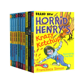 Horrid Henry 淘氣包亨利 英文原版 故事書10本套裝