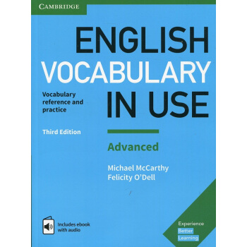 English Vocabulary in Use: Advanced Book wit pdf epub mobi 下载