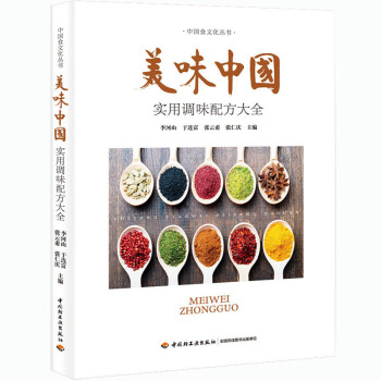 1b【汽车理论类书籍】美味中国—实用调味配方大全 李河山 食品轻工业书籍香料调味品制造教程