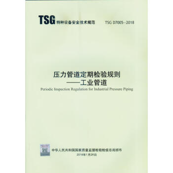 TSG D7005-2018 壓力管道定期檢驗規則 工業管道 pdf epub mobi 電子書 下載