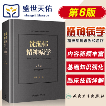 預售 瀋漁邨精神病學第六6版 精神病學北京大學第六醫院陸林教授主編 精神疾病診斷和治療基礎篇臨床 pdf epub mobi 下载