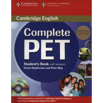 【中商原版】劍橋PET考試完全核心備考指南學生書套裝 英文原版Complete PET pdf epub mobi 電子書 下載