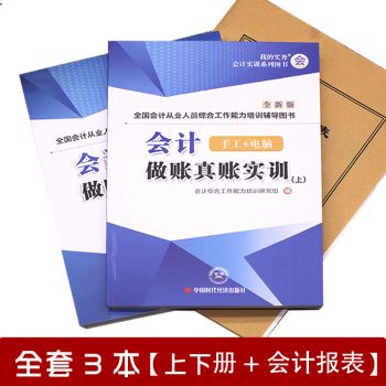 【全新版】会计手工+电脑做账真账实训 全国会计从业人员综合工作能力培训辅导图书 我的实务会计实训系列 pdf epub mobi 下载