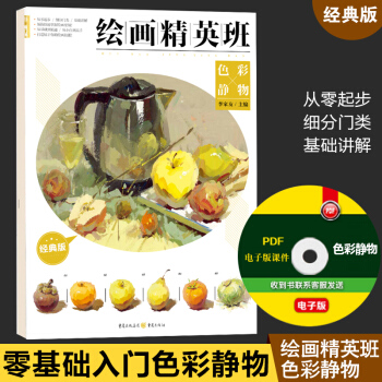 2018敲門磚繪畫精英班色彩靜物經典版 高中版水粉靜物書 色彩書 李傢友 水粉臨摹基礎知識 pdf epub mobi 下载
