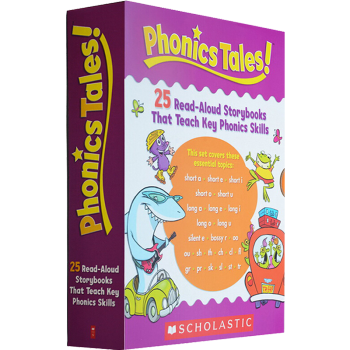 英文原版繪本 Scholastic Phonics Tales 學樂幼兒英語自然拼讀繪本故事書25冊