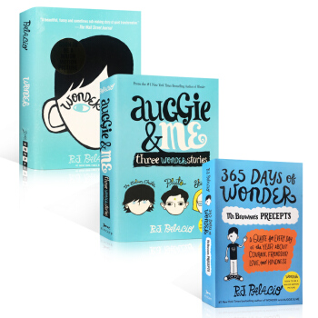 英文原版 奇迹男孩 365 Days of Wonder Auggie & Me青春励志 pdf epub mobi 电子书 下载