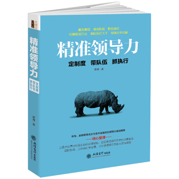 精准领导力 定制度 带队伍 抓执行 pdf epub mobi 下载