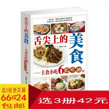 舌尖上的美食主食小吃6000例 家常菜谱营养餐大全书籍简单易学 舌尖上的中国 美食书家庭美 pdf epub mobi 电子书 下载