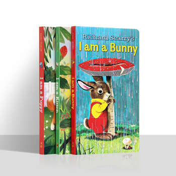 I am a Bunny我是一只兔子小猫小狗英文原版绘本儿童宝宝阅读撕不烂纸板书廖彩杏 全套3本（小猫+兔子+小狗） pdf epub mobi 下载