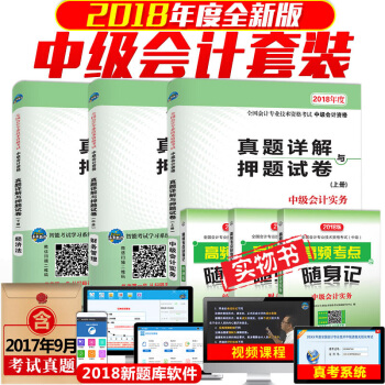 2018年中级会计职称历年真题详解与押题试卷习题试题全套3本 中级会计教材考试真题试卷 pdf epub mobi 下载