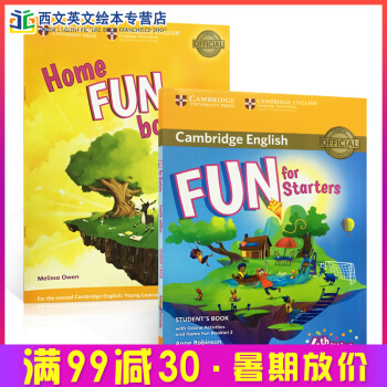 英文原版Fun for Starters Student's Book入門聽說讀寫練習冊