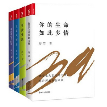 现货正版 套装4本 五星大饭店+平淡生活+你的生命如此多情+一场风花雪月的事 海岩纯恋五部