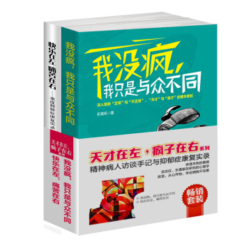 F4畅销套装书籍天才在左疯子在右系列重度抑郁症康复实录精神病人访谈手记我的世界你不懂自救自 pdf epub mobi 电子书 下载