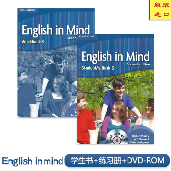 剑桥KET考试用书EIM英版English In Mind 原版进口 正版 5级别 学生书+光盘
